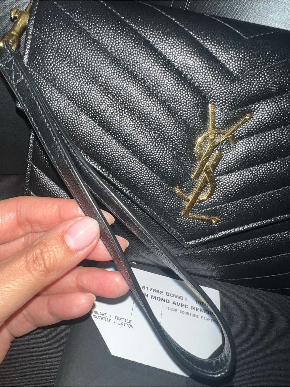 Saint Laurent Monogram Pouch With Removable Strap - Picture 4 of 10
